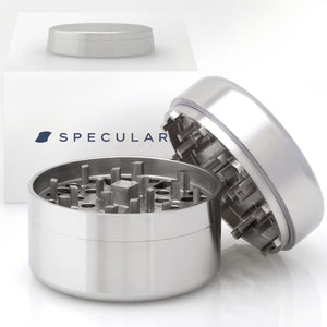 Specular OG1 Stainless Steel Herb Grinder – 2.5 Inch, Threadless, Lifetime Build