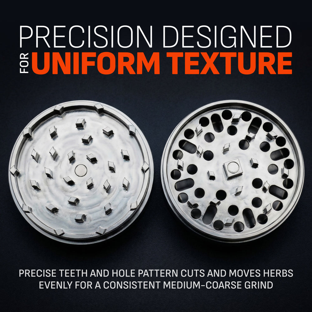 Specular OG1 Stainless Steel Herb Grinder – 2.5 Inch, Threadless, Lifetime Build