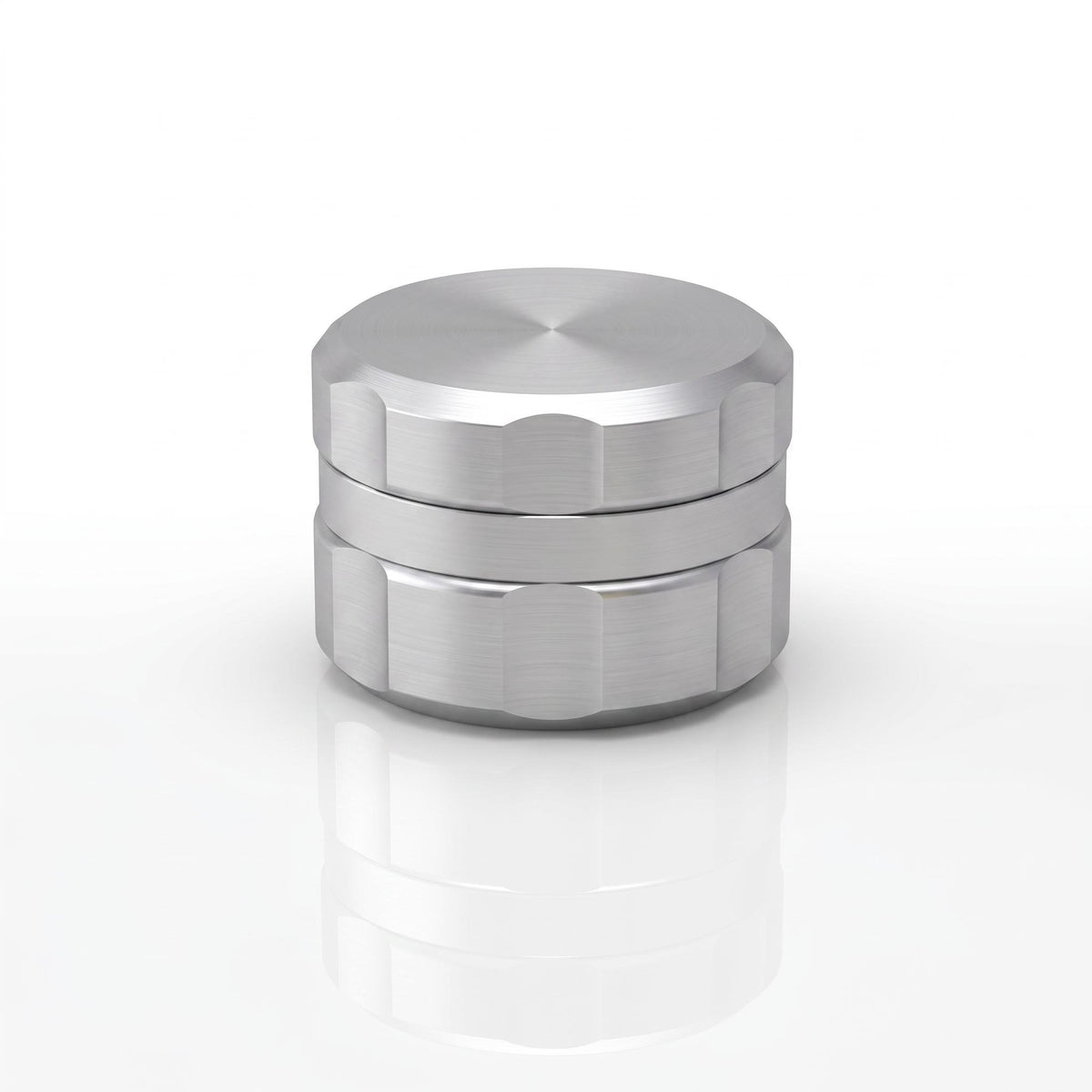 Specular Dial ultra-light aluminum herb grinder, closed